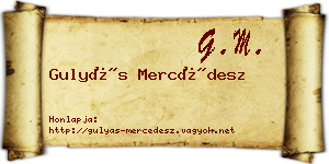 Gulyás Mercédesz névjegykártya