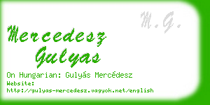 mercedesz gulyas business card